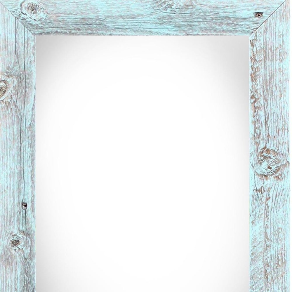 4" x 6" Blue Solid Wood Tabletop Picture Frame