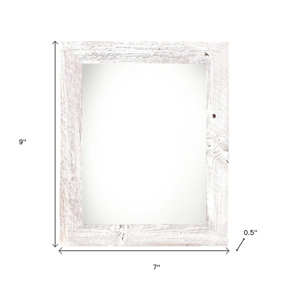 4" x 6" White Solid Wood Tabletop Picture Frame. Picture frame isolated on a plain white background, in a white wood finish.
