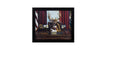 The Buck Stops Here Framed Art on a white background