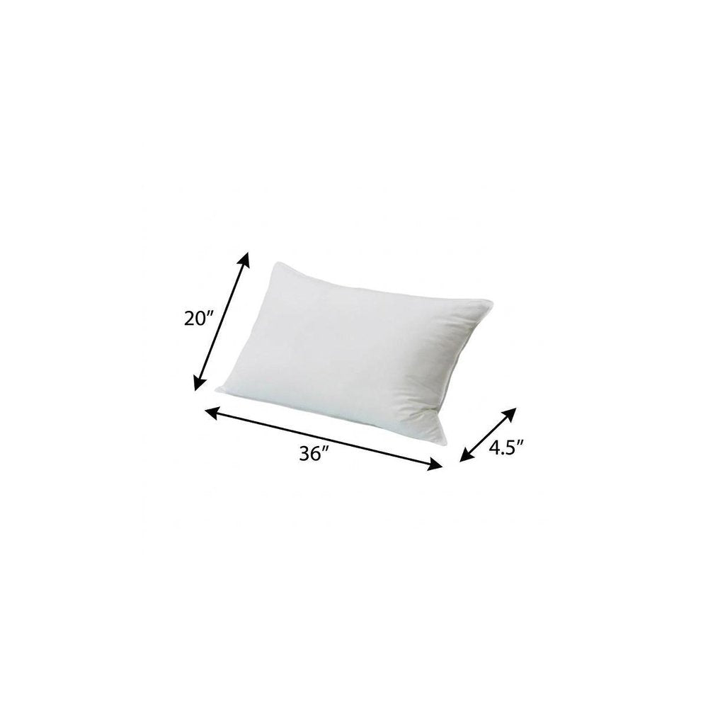 Lux Sateen Down Alternative King Size Firm Pillow
