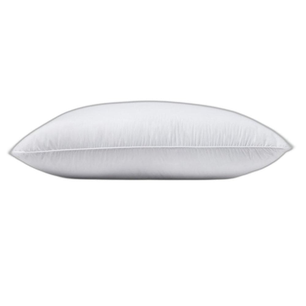 Set Of 2 Lux Sateen Down Alternative Standard Size Medium Pillows on a white background