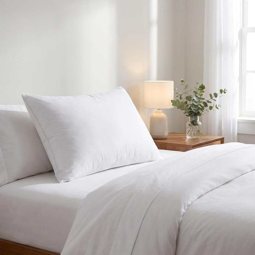 Premium Lux Down Queen Size Medium Pillow