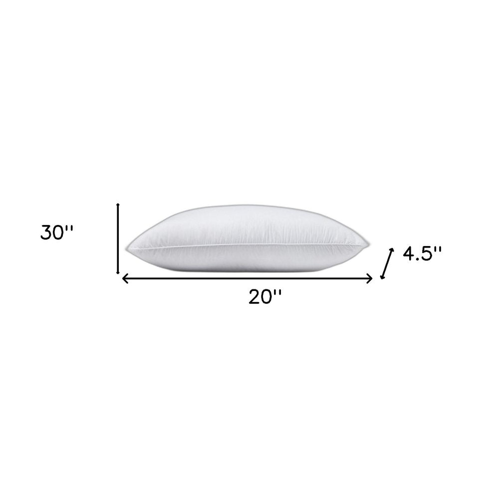 Premium Lux Down Queen Size Firm Pillow on a white background
