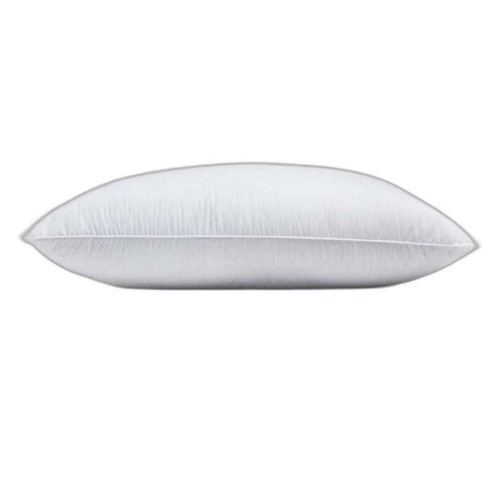 Premium Lux Siberian Down Queen Size Medium Pillow on a white background