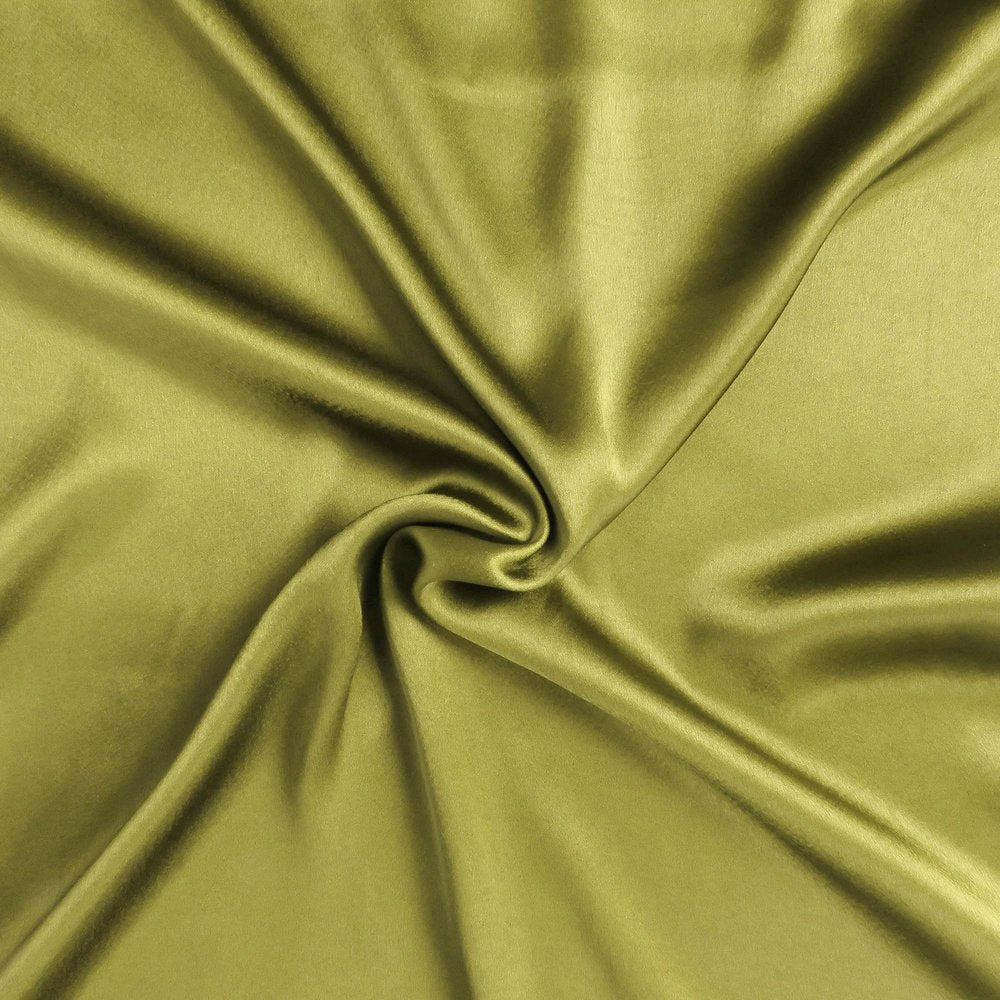 Set of Two Lemongrass Dreamy Silk Satin Queen Pillowcases