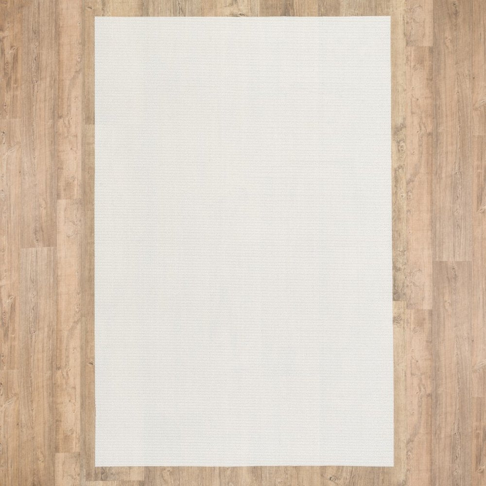 8' X 11' Beige Non Slip Rug Pad shown as a full-frame view of the off-white and tan surface.