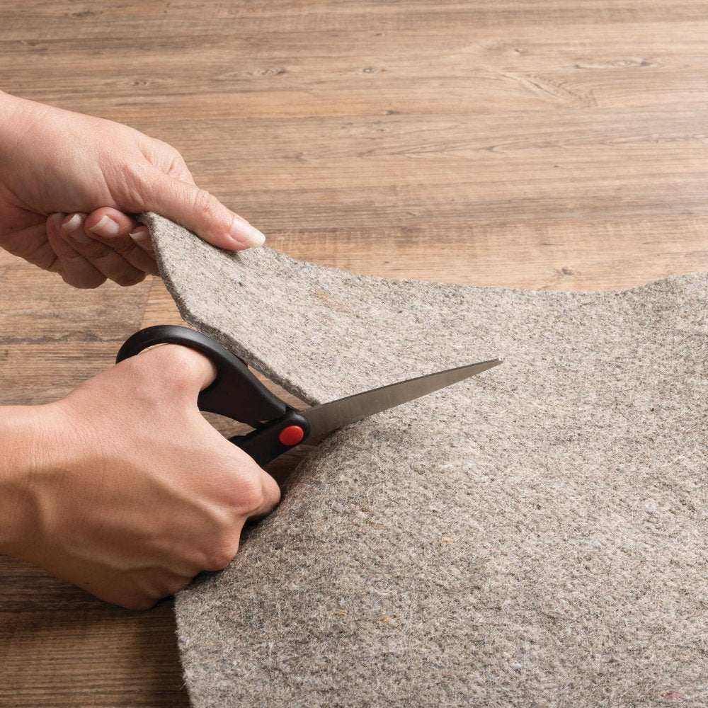 8' x 10' Gray Non Slip Rug Pad - 6' Round