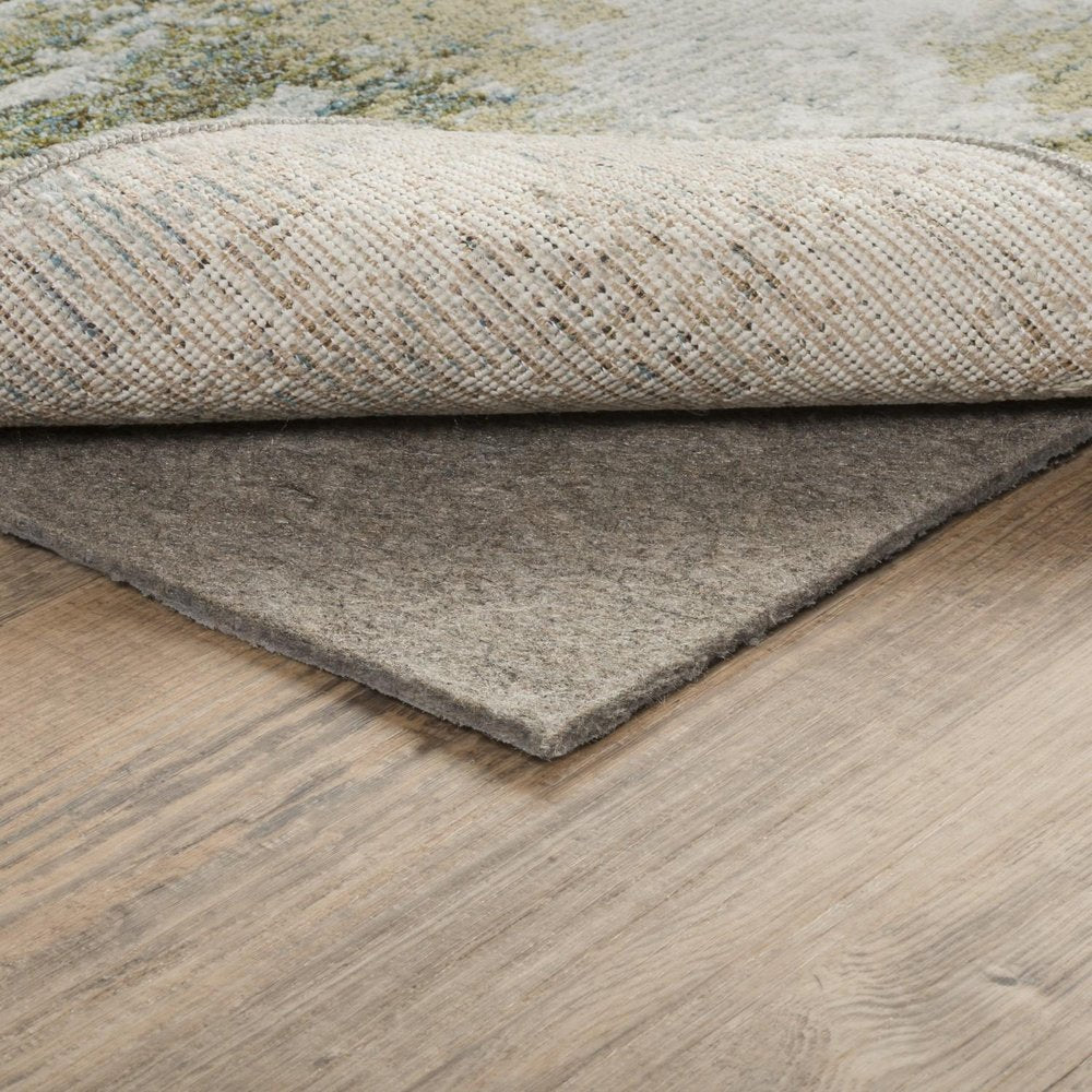 8' x 10' Gray Non Slip Rug Pad - 6' Round