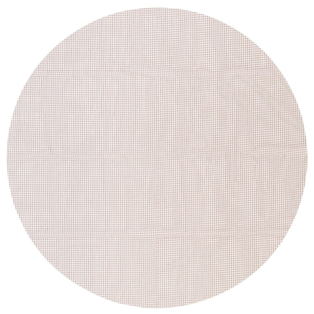 6' X 8' Brown Non Slip Indoor Outdoor Rug Pad on a white background