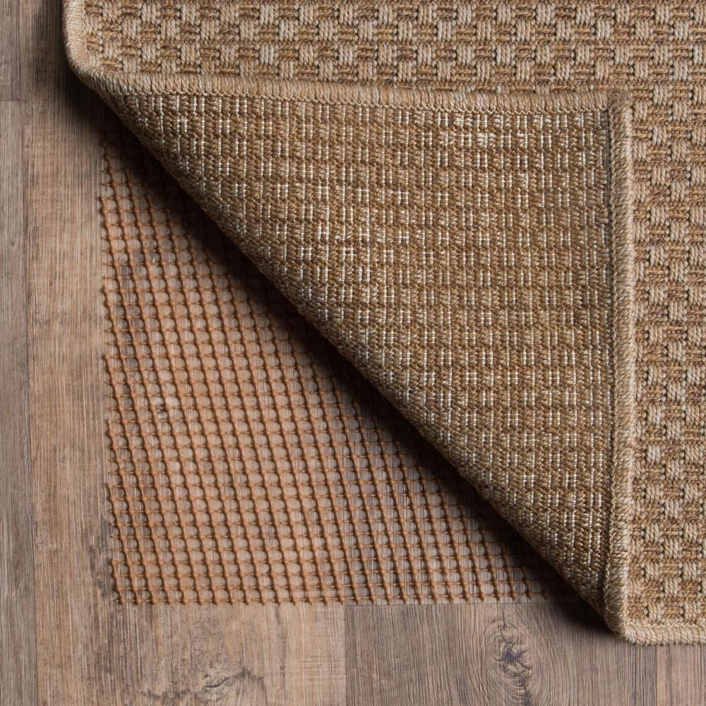 6' X 8' Brown Non Slip Indoor Outdoor Rug Pad