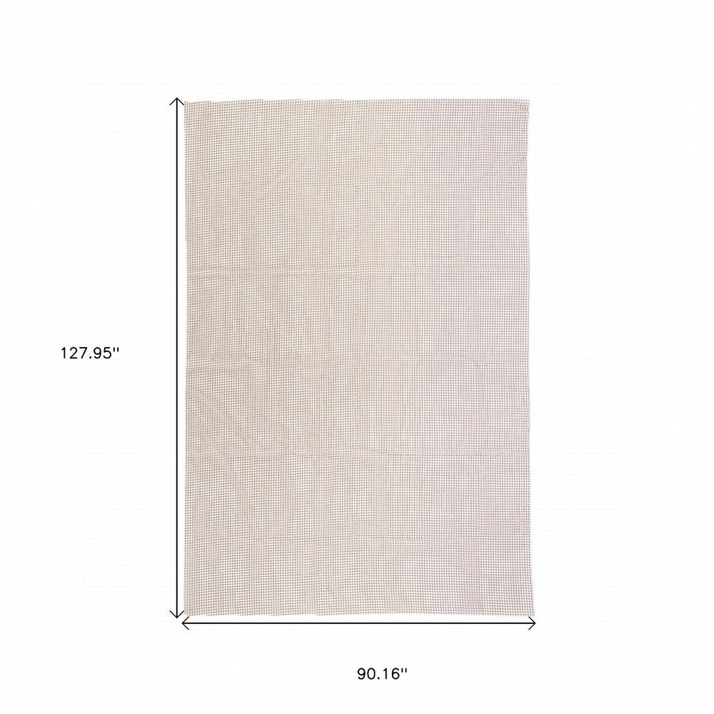 6' X 8' Brown Non Slip Indoor Outdoor Rug Pad