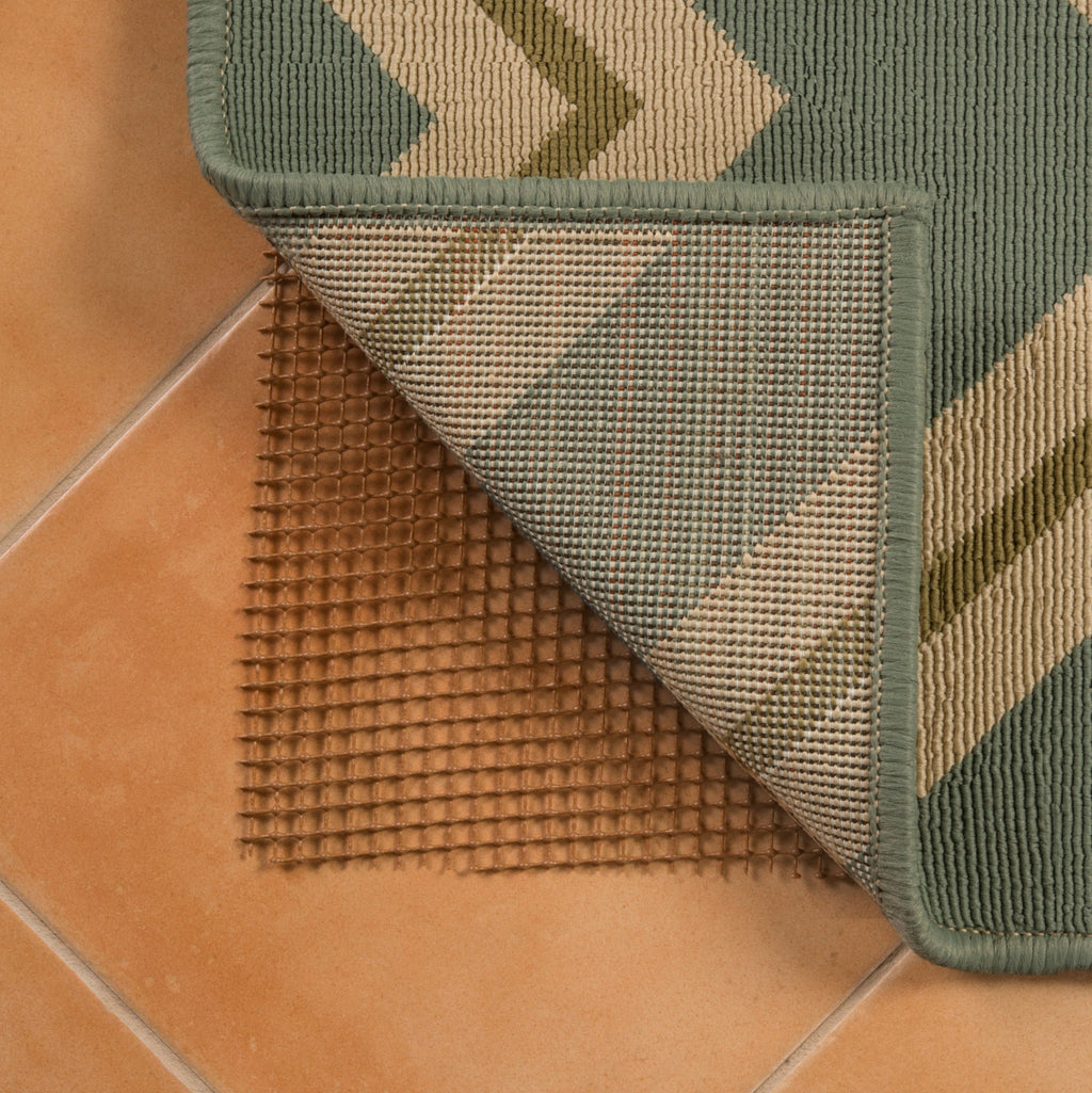 6' X 8' Brown Non Slip Indoor Outdoor Rug Pad