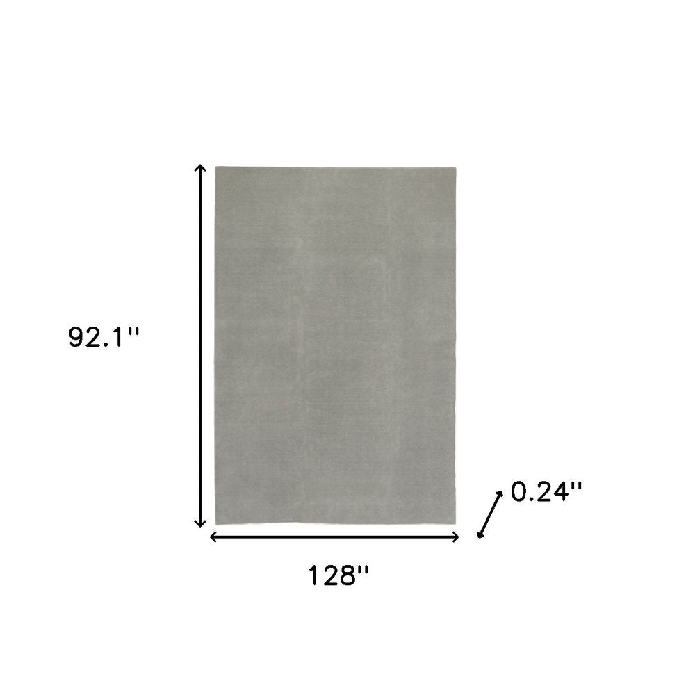 6' Round Gray Non Slip Rug Pad