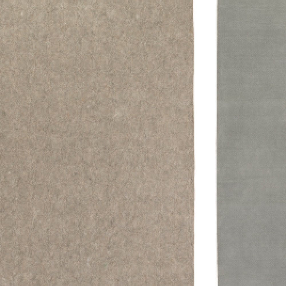 6' Round Gray Non Slip Rug Pad