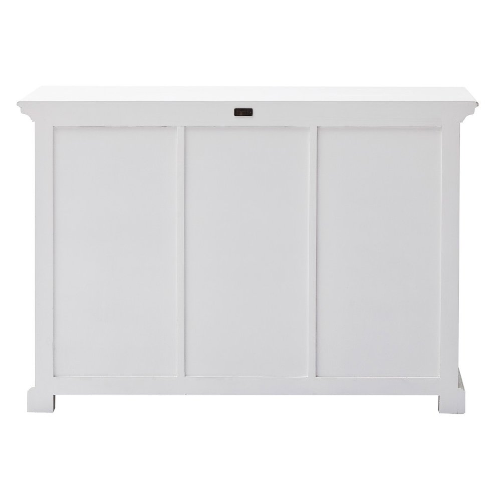 Modern Farmhouse Buffet Server With Basket Set on a white background