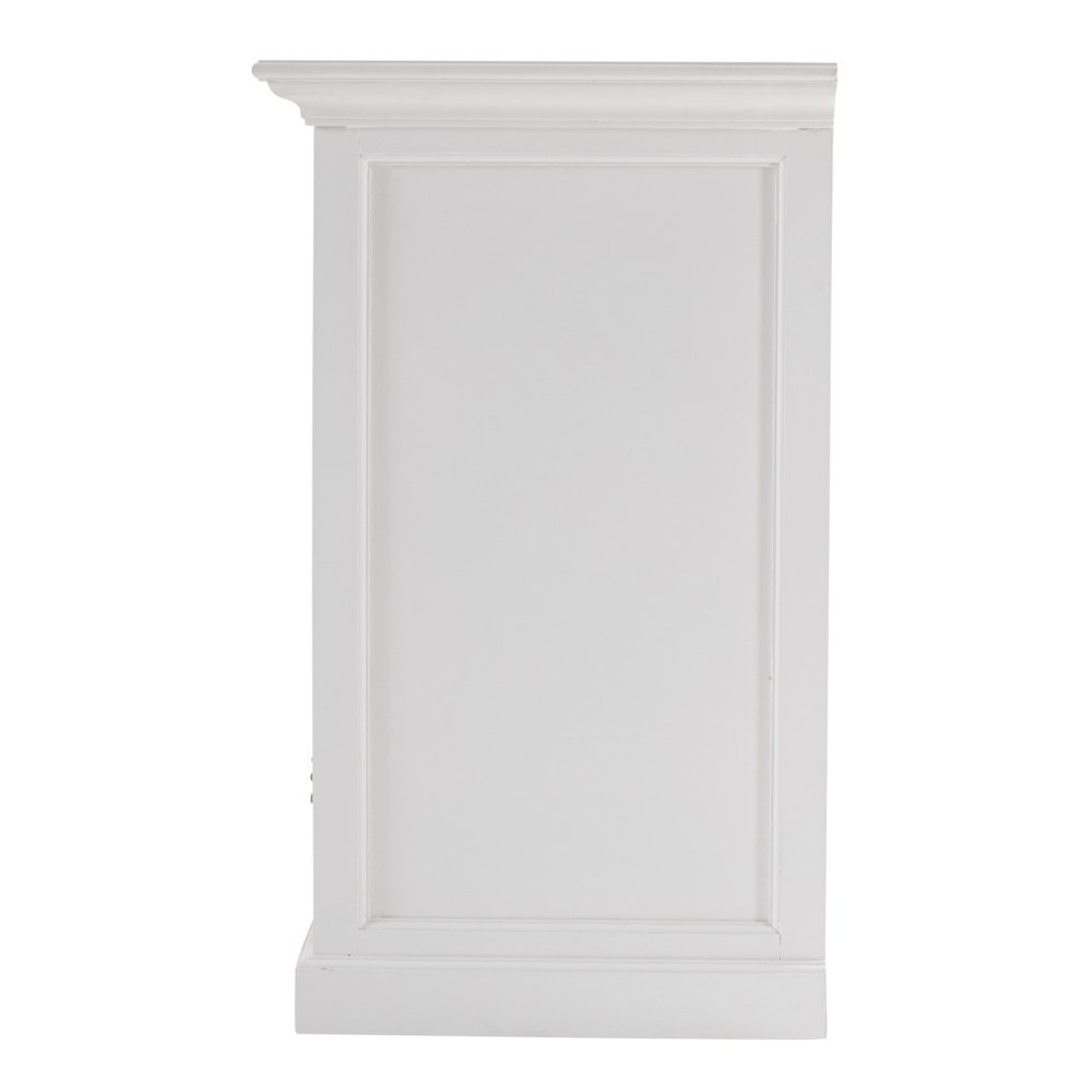 Modern Farmhouse Buffet Server With Basket Set on a white background