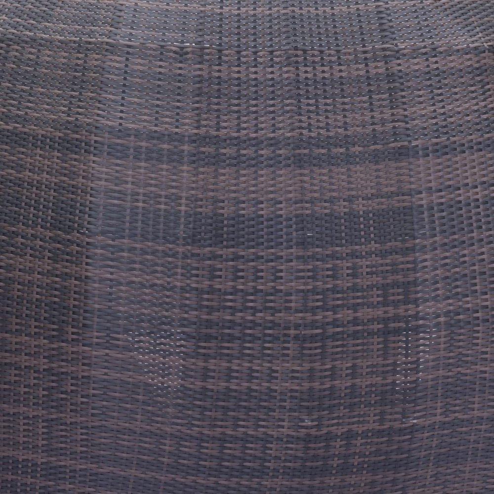 Teardrop Shaped Brown and Beige Daybed close-up detail