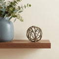 Petite Gold Metal Tree Branch Sculpture