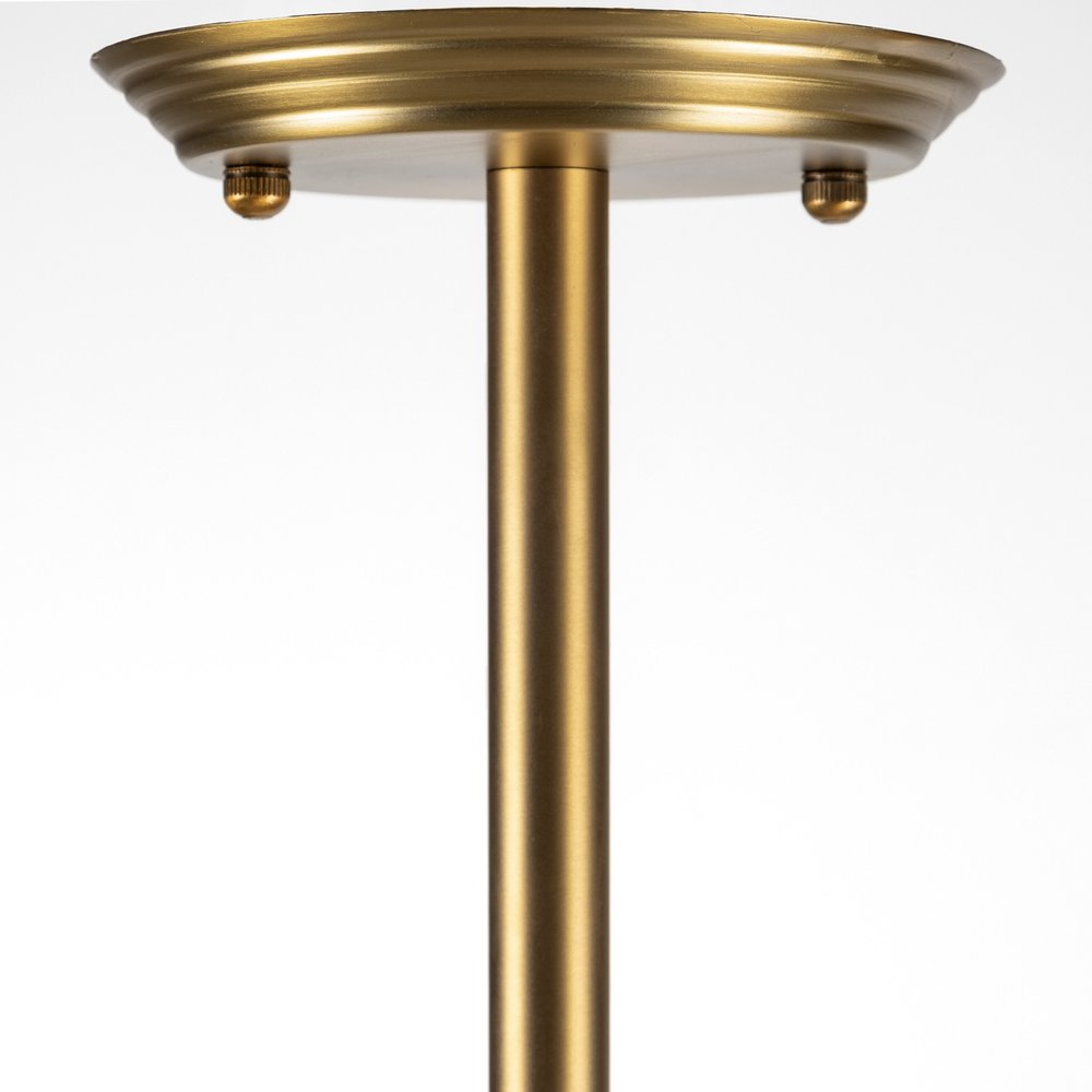 Gold Sputnik Style Eighteen Bulb Dimmable Chandelier on a white background