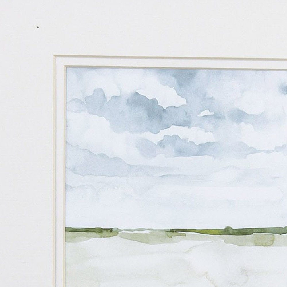Set of Two Landscape Abstract Watercolor Wall Art on a white background