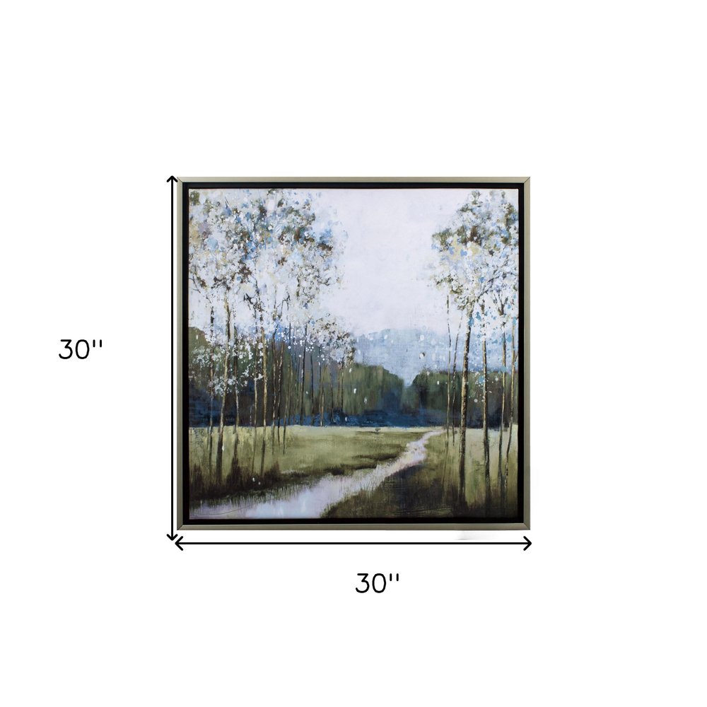 Walk in the Forest Canvas Wall Art on a white background