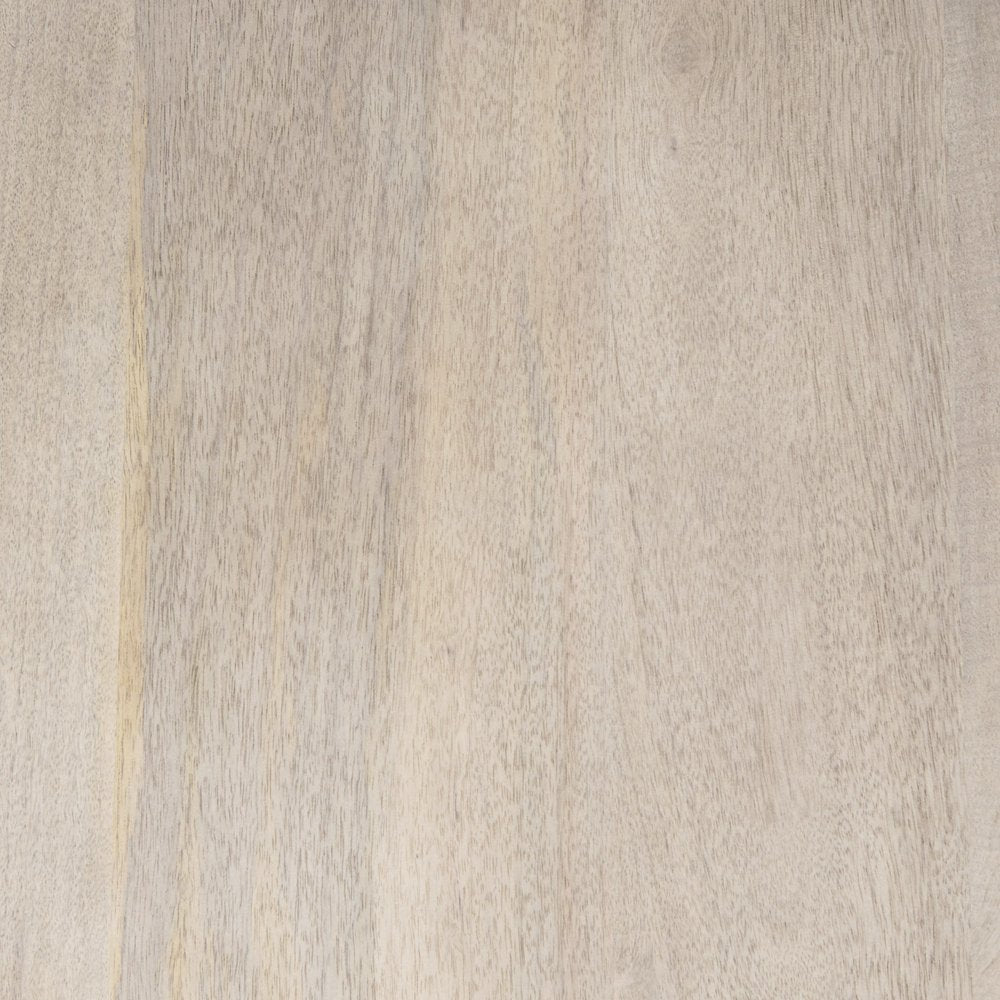 Modern Square Wood and Gold Dining Table close-up detail