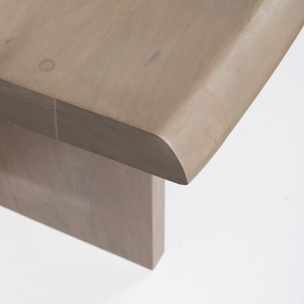 94" Natural Dining Table on a white background