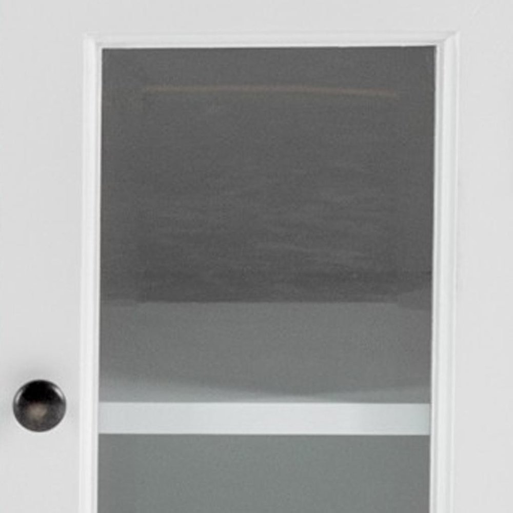 Modern Farmhouse White Buffet Server on a white background