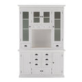 Classic White Kitchen Hutch on a white background