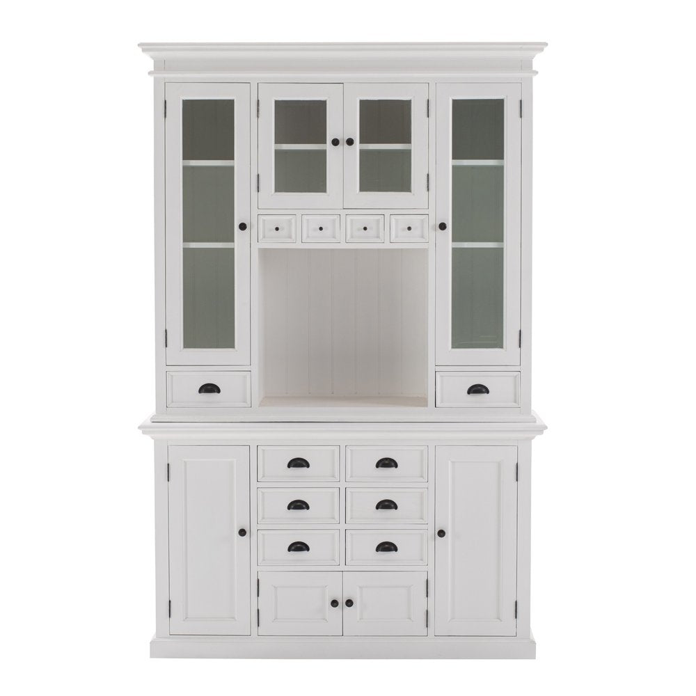 Classic White Kitchen Hutch on a white background