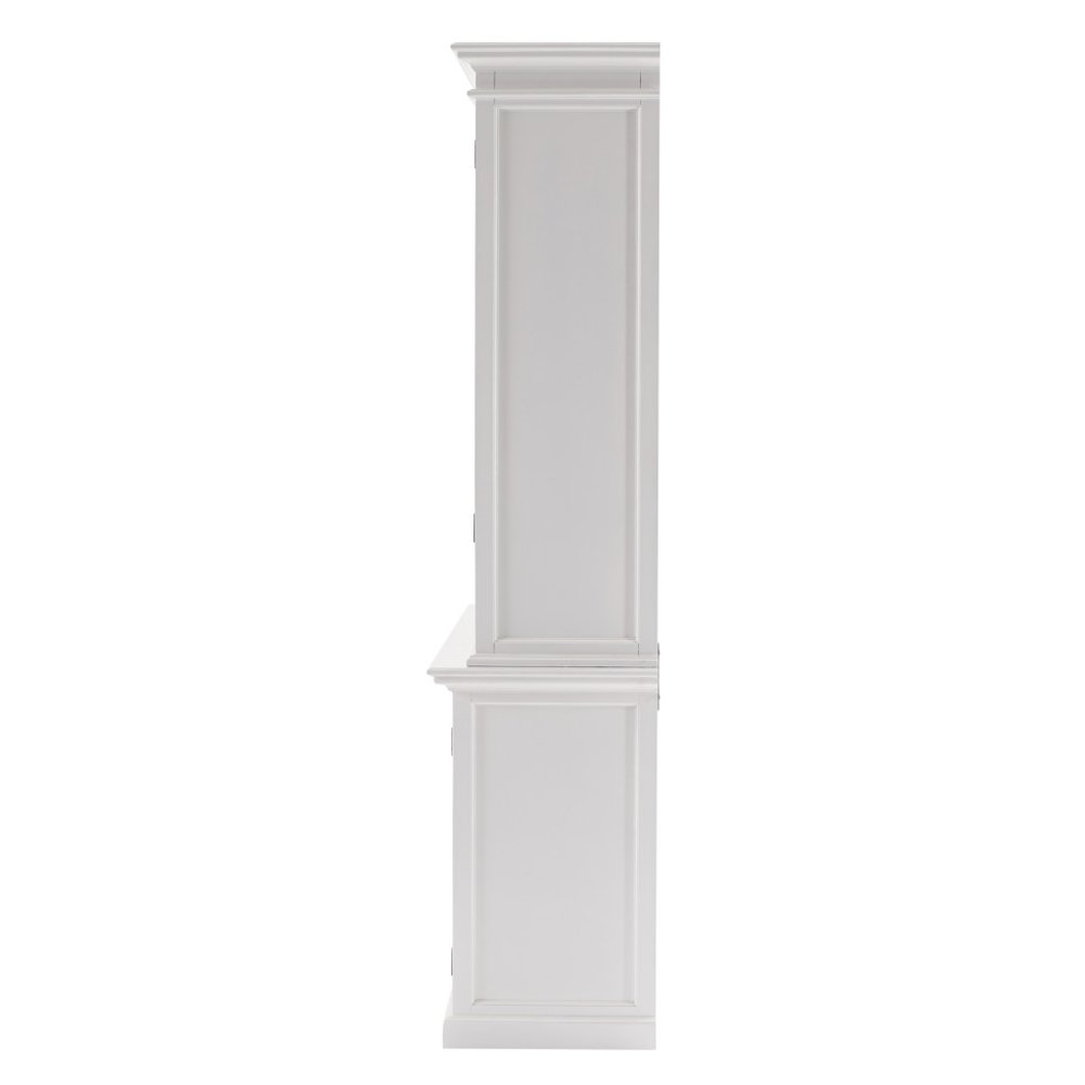Classic White Kitchen Hutch on a white background