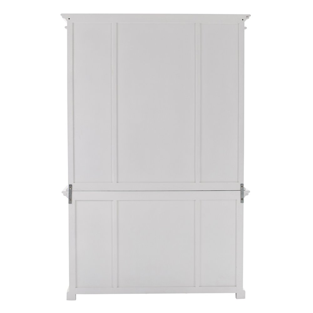 Classic White Kitchen Hutch on a white background