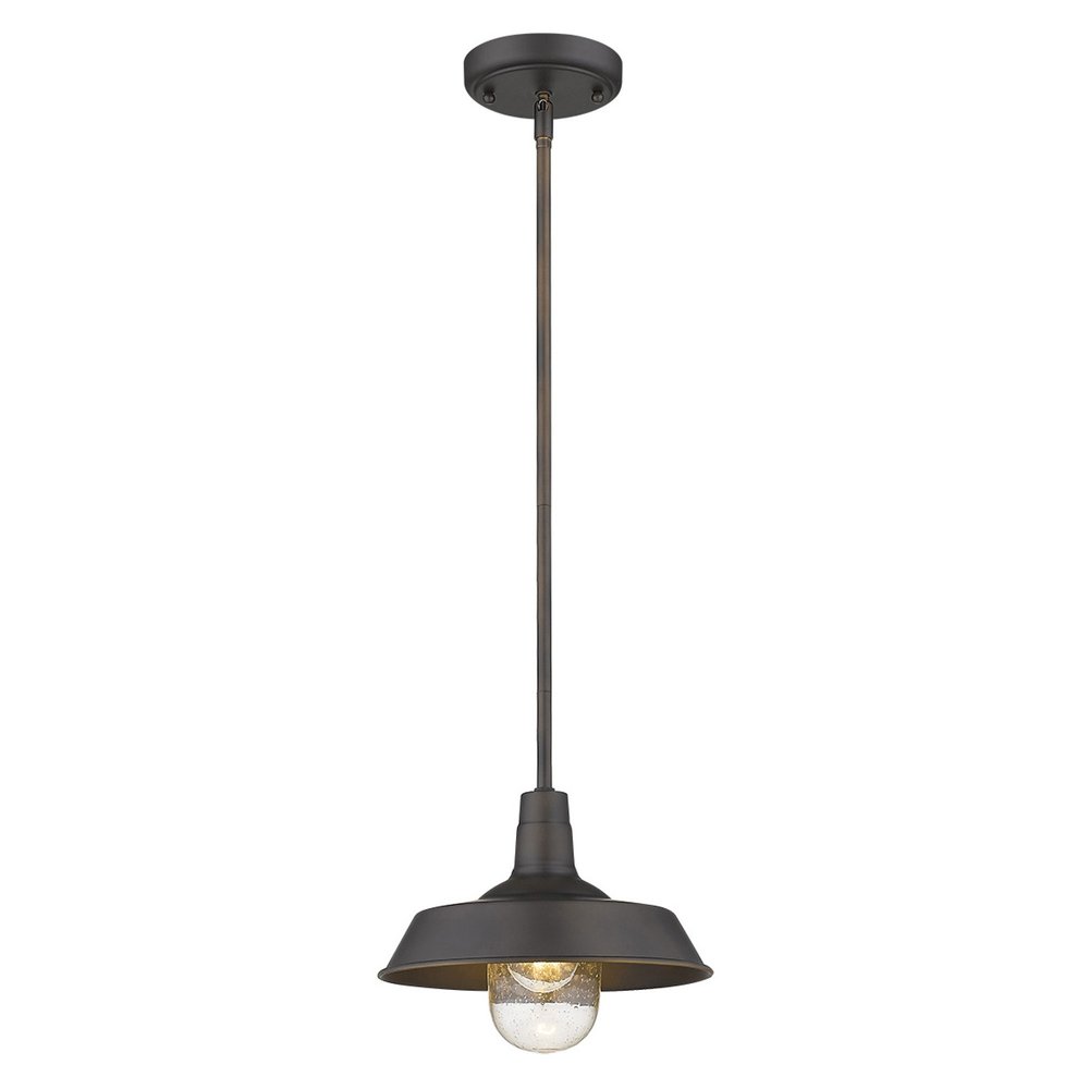Antique Bronze Shallow Plate Adjustable Pendant Light on a white background