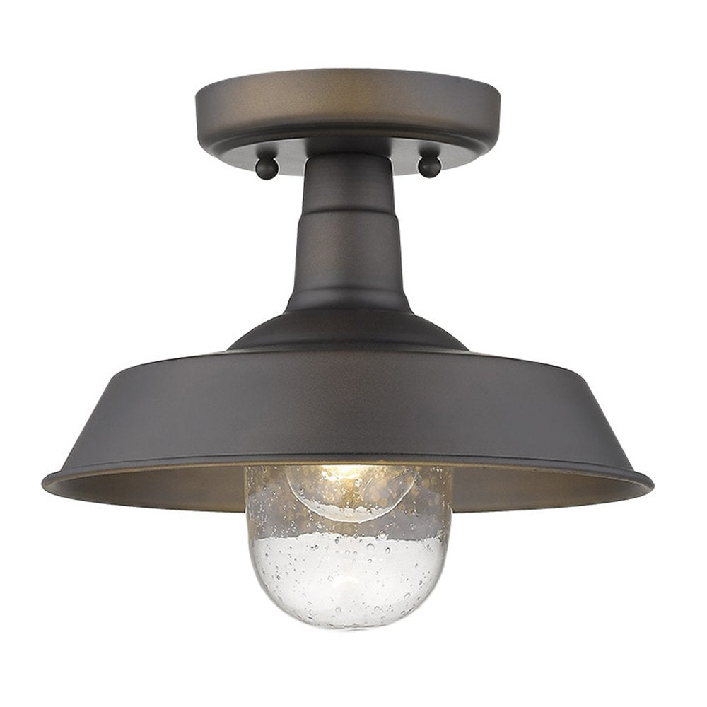 Antique Bronze Shallow Plate Adjustable Pendant Light on a white background