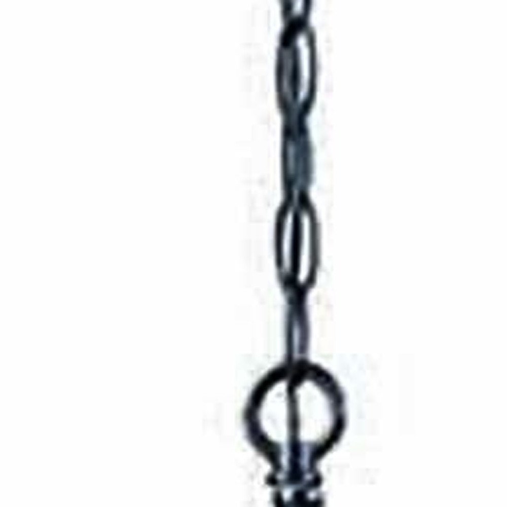 Three Light Matte Black Eastern Lantern Hanging Light on a white background