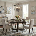 Black Metal Eight Light Dimmable Ceiling Light in a home interior