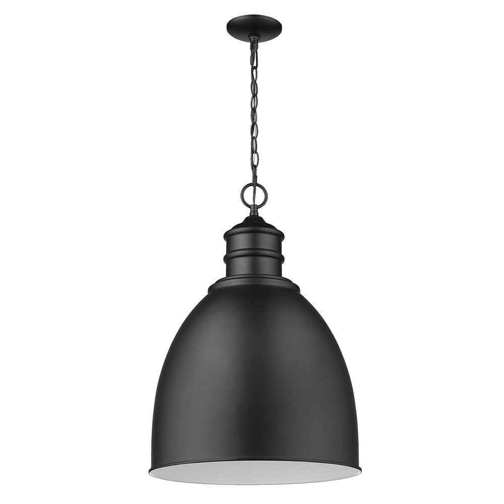 Black Metal Dimmable Ceiling Light With Black Shades on a white background
