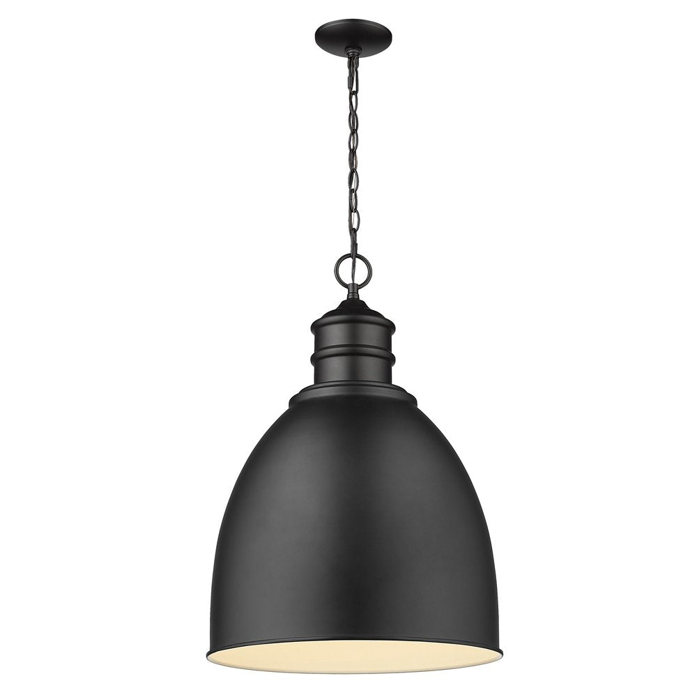 Black Metal Dimmable Ceiling Light With Black Shades on a white background