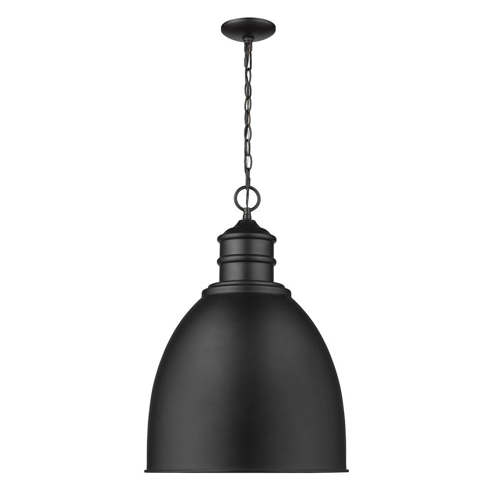 Black Metal Dimmable Ceiling Light With Black Shades on a white background