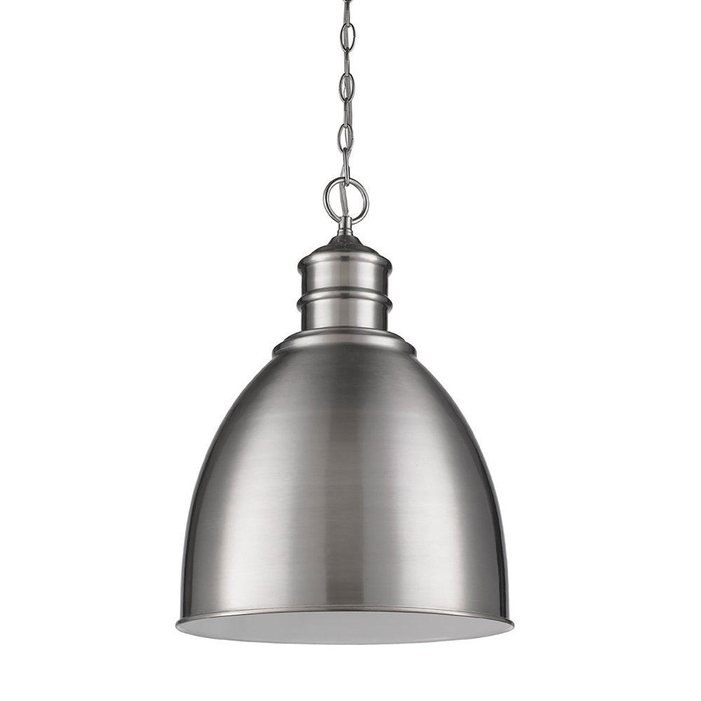 Silver Metal Dimmable Ceiling Light With Gray Shades