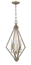 Gold Crystal Four Light Dimmable Ceiling Light