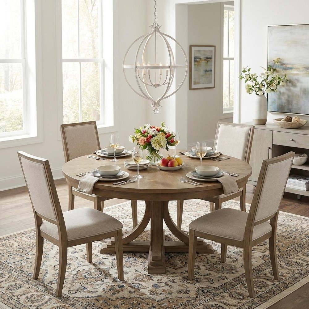 Callie 6-Light Country White Pendant
