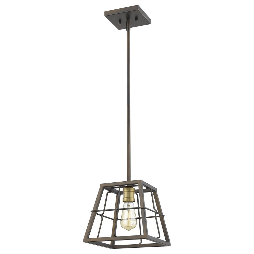 Bronze Metal Dimmable Ceiling Light on a white background