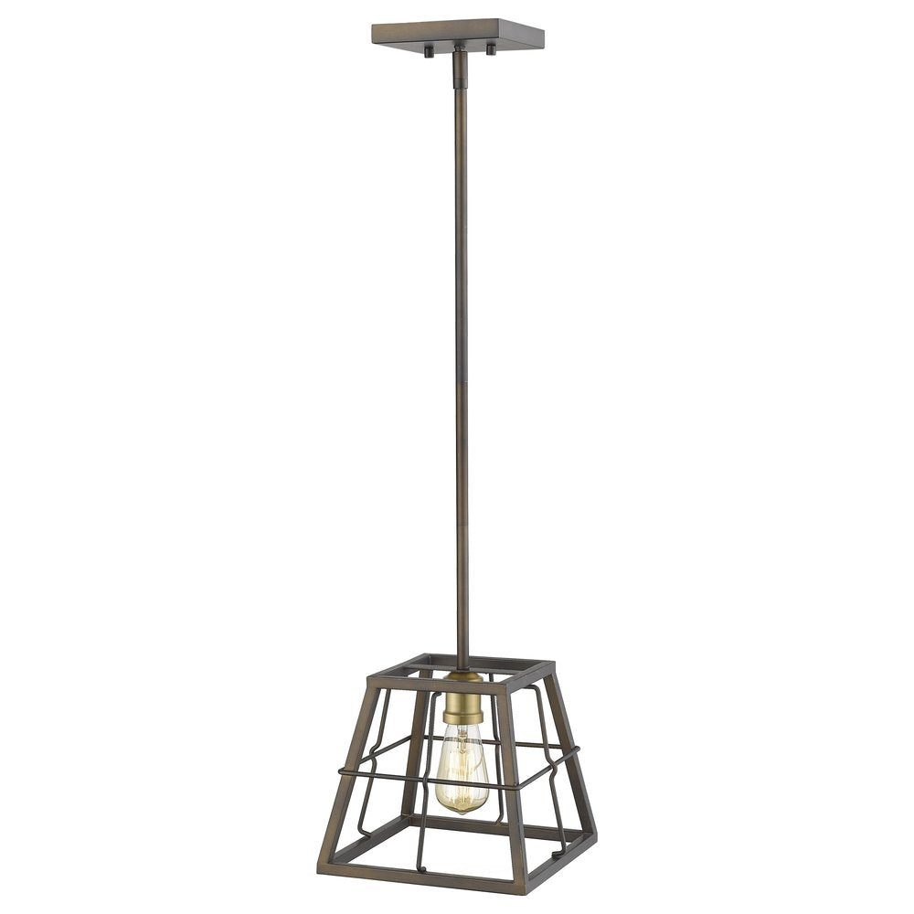 Bronze Metal Dimmable Ceiling Light on a white background