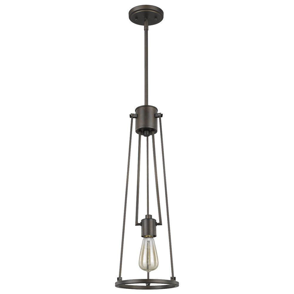 Bronze Iron Dimmable Ceiling Light on a white background
