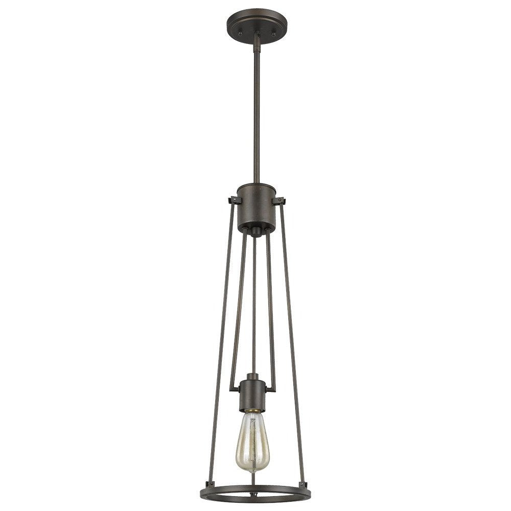 Bronze Iron Dimmable Ceiling Light on a white background
