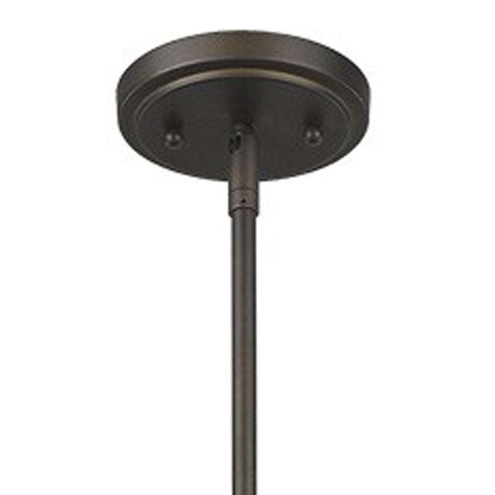 Bronze Iron Dimmable Ceiling Light on a white background