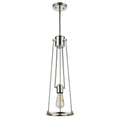 Silver Iron Dimmable Ceiling Light on a white background