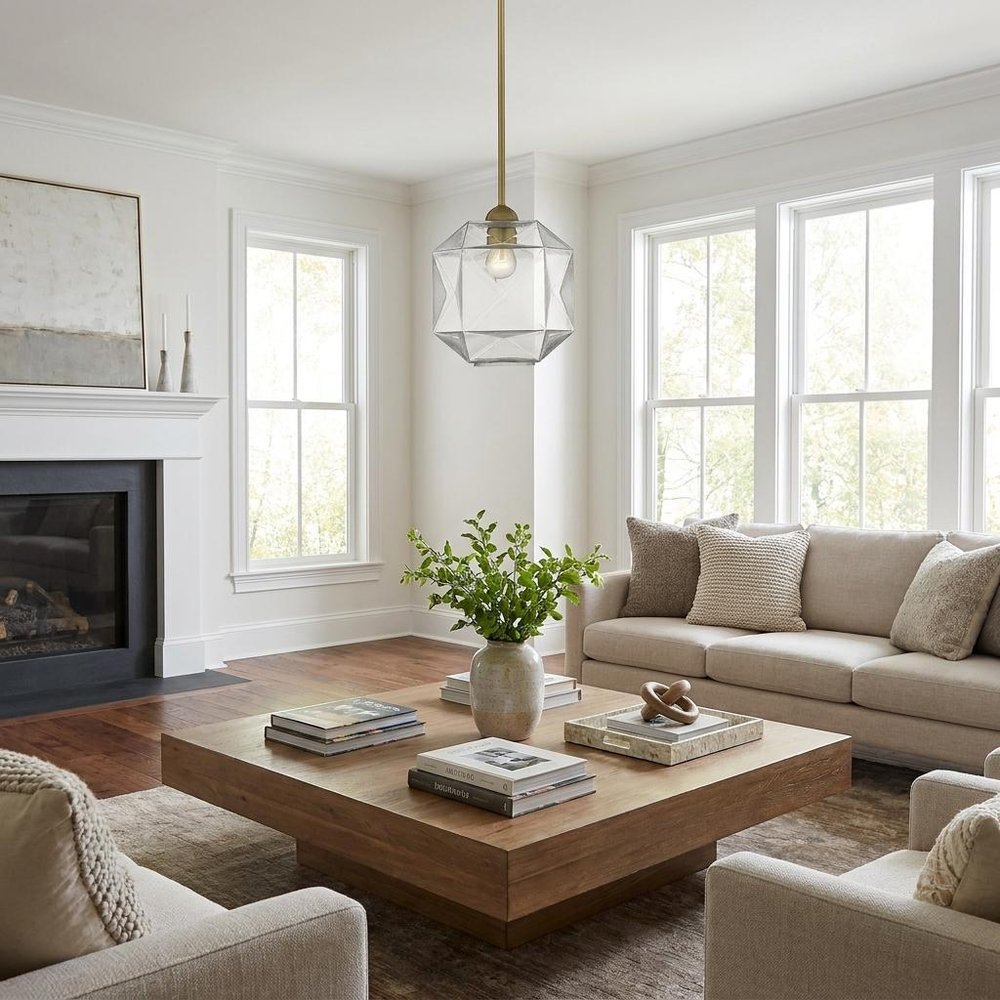 Copper Metal Dimmable Ceiling Light With Copper Shades