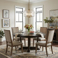 Bronze Metal Three Light Dimmable Ceiling Light With Copper Shades in a home interior